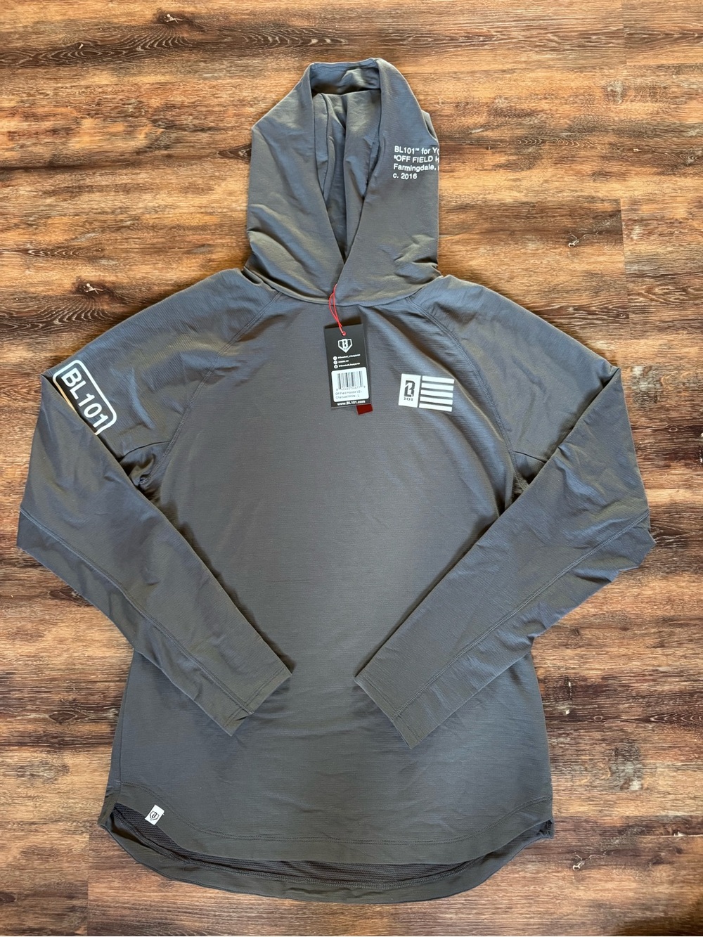 Baseball Lifestyle - Off field Hoodie V2 Charcoal/White